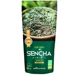 Ceai verde Sencha vrac, bio, 85g, Aromandise Ceai verde Sencha vrac, bio, 85g, Aromandise