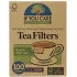 Filtre de ceai scurte, nealbite, fara clor, compostabile, 100buc, If You Care