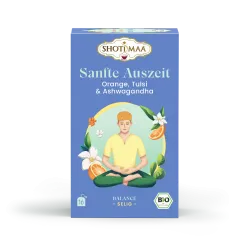Ceai Shotimaa Balance Your Day - Let it Flow - portocala, tulsi si ashwagandha bio 16dz Ceai Shotimaa Balance Your Day - Let it Flow - portocala, tulsi si ashwagandha bio 16dz