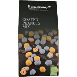 Arahide invelite in mix ciocolata cu turmeric si spirulina, bio, 60g, Benjamissimo Arahide invelite in mix ciocolata cu turmeric si spirulina, bio, 60g, Benjamissimo