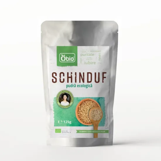 Schinduf pudra bio, 125g, Obio