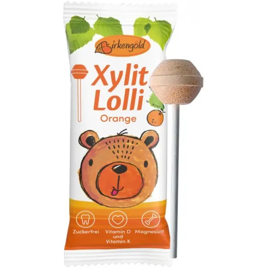 Acadea din xylitol cu portocale, 6g Birkengold