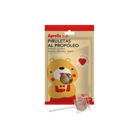 Acadele cu propolis, 100,8 g (18 buc.) Aprolis Kids