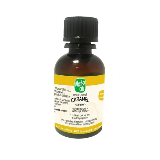 Aroma naturala de caramel, bio, 30ml, Nat-ali