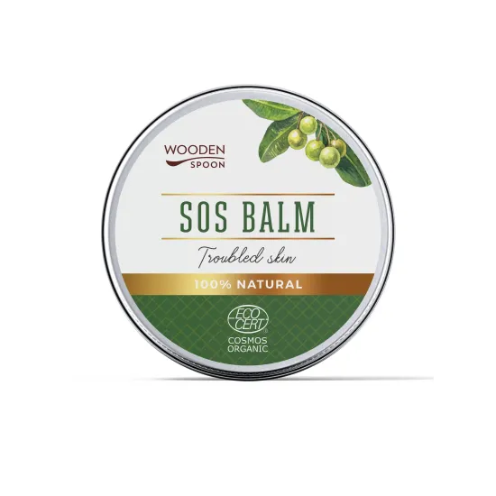 Balsam SOS cu oxid de Zinc pentru piele cu probleme, bio, 60ml, Wooden Spoon