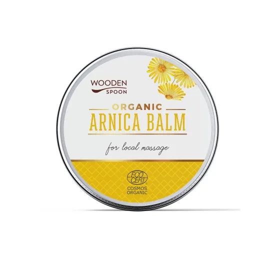 Balsam pentru masaj cu extract de arnica, bio, 60ml, Wooden Spoon