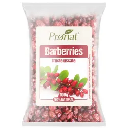 Barberries fructe uscate, 100g Pronat Barberries fructe uscate, 100g Pronat