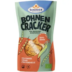Biscuiti bio din fasole cu seminte picante, fara gluten, 100g Sommer Biscuiti bio din fasole cu seminte picante, fara gluten, 100g Sommer