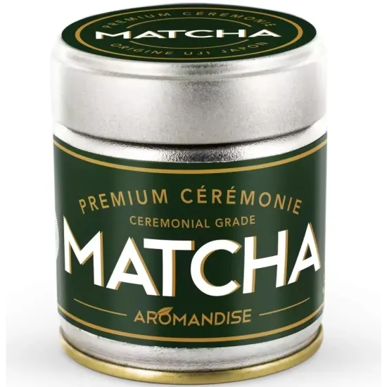 Ceai matcha premium grad ceremonial, bio, 30g, Aromandise