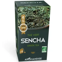Ceai verde Sencha bio 18 pliculete x 2g, Aromandise Ceai verde Sencha bio 18 pliculete x 2g, Aromandise