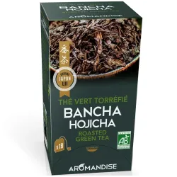 Ceai verde prajit Bancha Hojicha bio 18 pliculete x 2g, Aromandise Ceai verde prajit Bancha Hojicha bio 18 pliculete x 2g, Aromandise