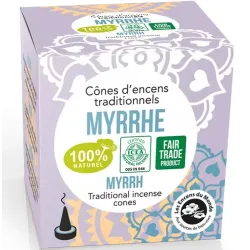 Conuri parfumate naturale - smirna, indiene, 12 buc., Aromandise Conuri parfumate naturale - smirna, indiene, 12 buc., Aromandise