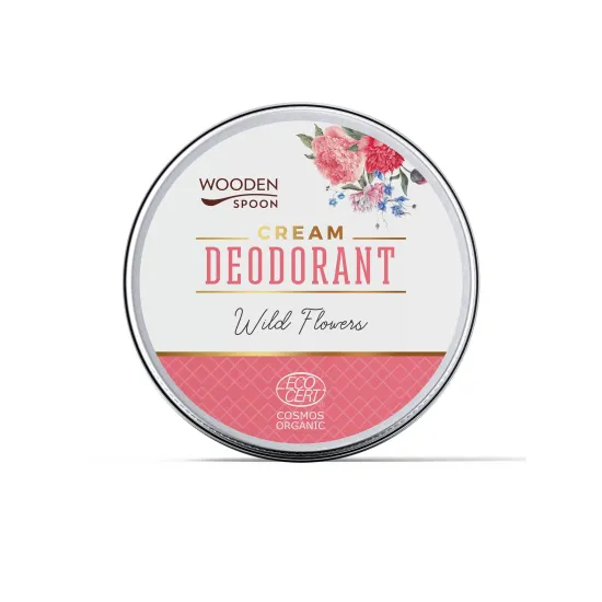 Deodorant crema Wild Flowers, bio, 60ml, Wooden Spoon