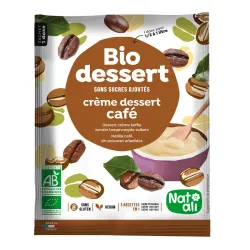 Desert crema cu cafea, bio, 45g, Nat-ali Desert crema cu cafea, bio, 45g, Nat-ali