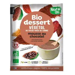 Desert mousse de ciocolata, bio, 70g, Nat-ali Desert mousse de ciocolata, bio, 70g, Nat-ali