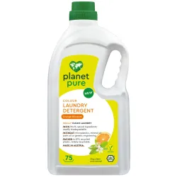 Detergent bio pentru rufe colorate - flori de portocal - 3 litri, Planet Pure Detergent bio pentru rufe colorate - flori de portocal - 3 litri, Planet Pure
