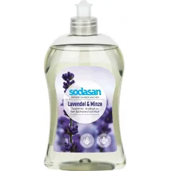 Detergent vase lichid bio lavanda si menta 500 ml Sodasan Detergent vase lichid bio lavanda si menta 500 ml Sodasan
