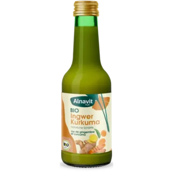 Suc de ghimbir si turmeric bio 200ml Alnavit