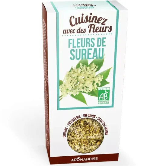 Flori de soc uz culinar bio, 30g, Aromandise