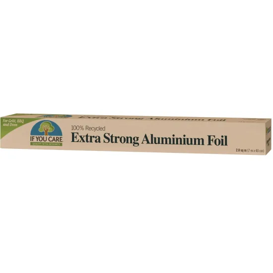 Folie de aluminiu reciclat extra strong, rola 7mx40cm, If You Care