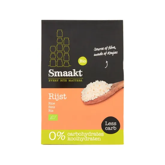 Inlocuitor de orez din konjac, bio, 200g, Smaakt