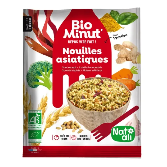 Noodle instant in stil asiatic, bio, 80g, Nat-ali