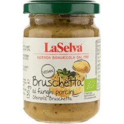 Pasta bio Bruschetta pe baza de ciuperci porcini, 130g LaSelva Pasta bio Bruschetta pe baza de ciuperci porcini, 130g LaSelva