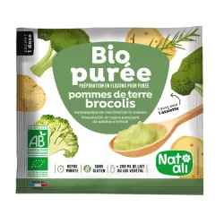 Piure instant de cartofi si broccoli, bio, 30g, Nat-ali Piure instant de cartofi si broccoli, bio, 30g, Nat-ali