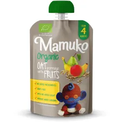 Porridge de ovaz cu fructe bio 100g Mamuko Porridge de ovaz cu fructe bio 100g Mamuko