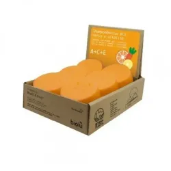 Sampon - gel de dus solid cu vitamina A, C, E bio 12 buc x 55g Biolu