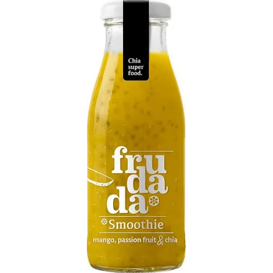 Smoothie cu mango, fructul pasiunii si chia 250ml Frudada