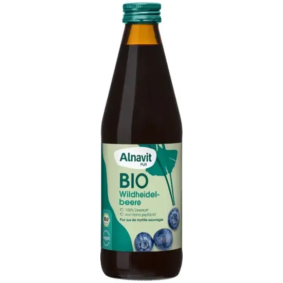 Suc de afine de padure bio 330ml Alnavit