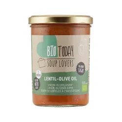 Supa crema de linte cu ulei de masline, bio, 400ml, Bio Today