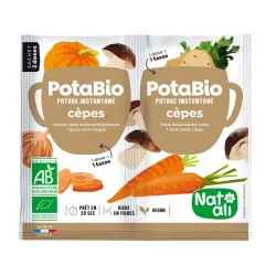 Supa instant cu porcini si legume, bio, 2x 8.5g, Nat-ali Supa instant cu porcini si legume, bio, 2x 8.5g, Nat-ali