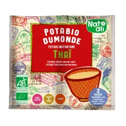 Supa instant stil thai cu legume, bio, 2x 8.5g, Nat-ali Supa instant stil thai cu legume, bio, 2x 8.5g, Nat-ali