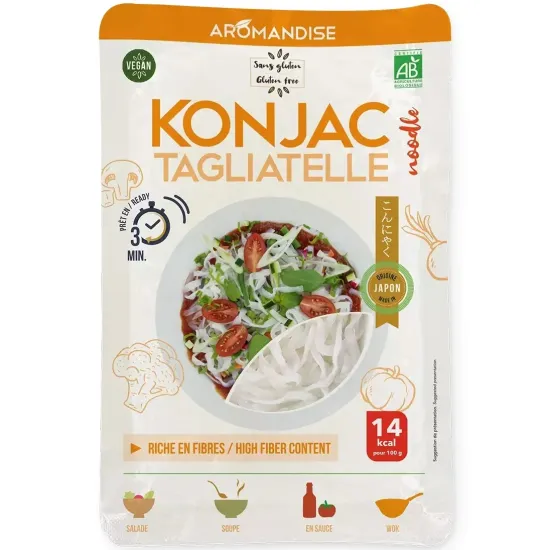 Tagliatele konjac bio 180g, Aromandise