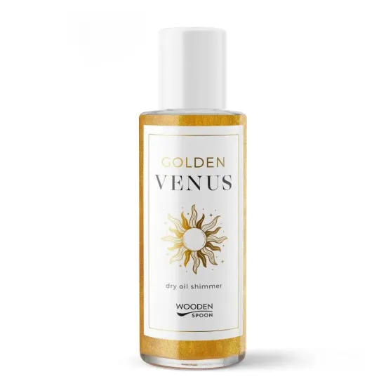 Ulei uscat stralucitor Golden Venus, 100ml, Wooden Spoon