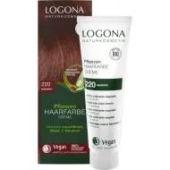 Vopsea de par crema, Rosu vin 220, 150ml Logona Vopsea de par crema, Rosu vin 220, 150ml Logona