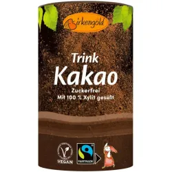 Ciocolata calda indulcita cu xylitol, 200g Birkengold