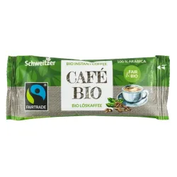 Cafea instant bio si fairtrade 100% arabica 2,4g Schweitzer Cafea instant bio si fairtrade 100% arabica 2,4g Schweitzer