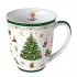 Cana de portelan 0,4l in cutie Christmas Evergreen, Pronat