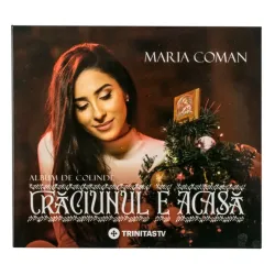CD Album de colinde Maria Coman, Craciunul e acasa, Pronat CD Album de colinde Maria Coman, Craciunul e acasa, Pronat
