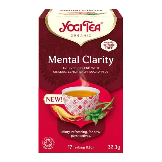 Ceai bio Mental Clarity 17 pliculete a 1,9g, 32,3g Yogi Tea