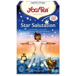Ceai bio Star Salutation, 17 pliculete a 1,9g, 32,3g Yogi Tea Ceai bio Star Salutation, 17 pliculete a 1,9g, 32,3g Yogi Tea