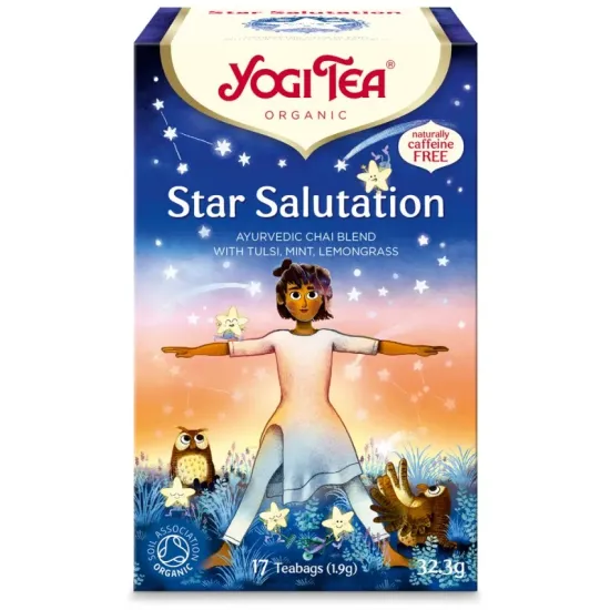 Ceai bio Star Salutation, 17 pliculete a 1,9g, 32,3g Yogi Tea