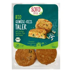 Chifele bio din legume cu orez, 8buc. 250g Soto Chifele bio din legume cu orez, 8buc. 250g Soto