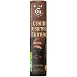 Ciocolata bio si fairtrade creamy espresso fairness, 37,5g Gepa