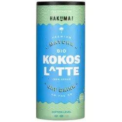 Cocos latte bio cu matcha si ovaz, 235ml Hakuna