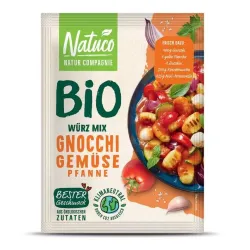 Mix de condimente bio pentru Gnocchi cu legume la tigaie, 42g natuco Mix de condimente bio pentru Gnocchi cu legume la tigaie, 42g natuco