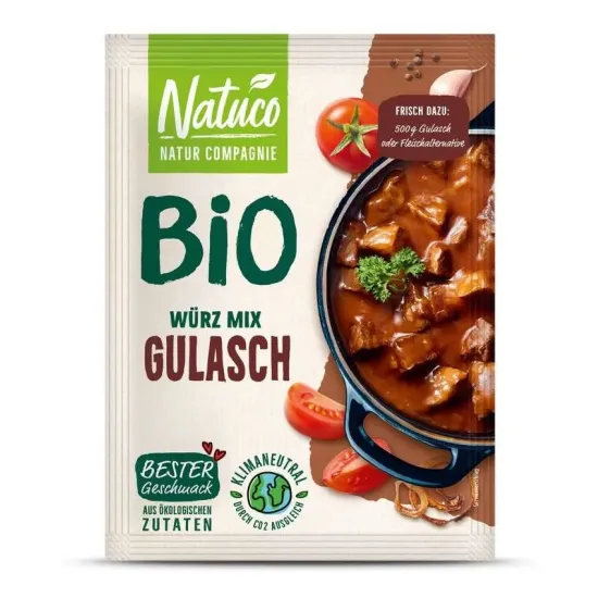 Mix de condimente bio pentru Gulas, 33g natuco